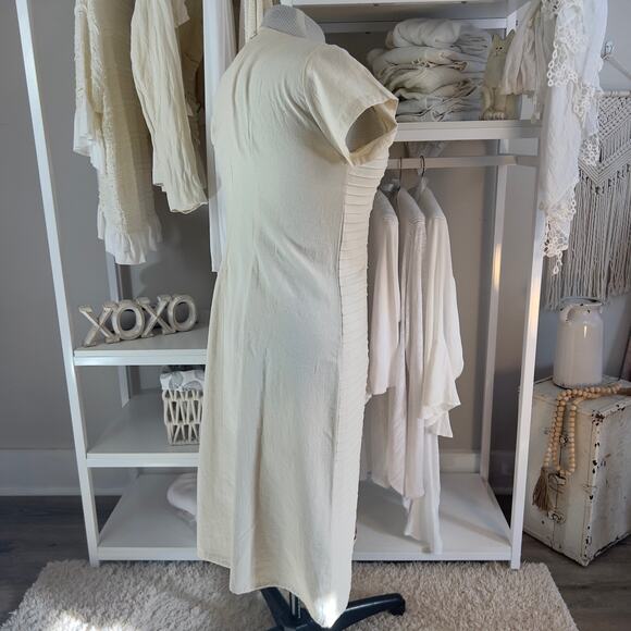 Glyphs women's sz. Large cotton embroidered muslin dress spring, fall #2250 - Picture 3 of 8